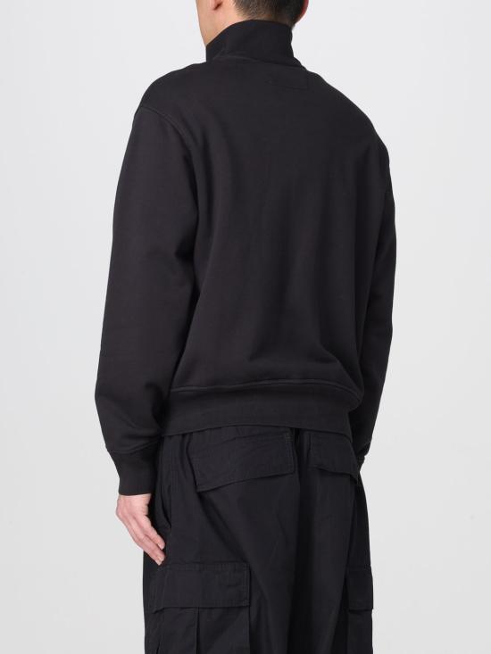 25SS 씨피 컴퍼니 가디건 18CMSS047A110044G999 BLACK DOM - C.P. COMPANY