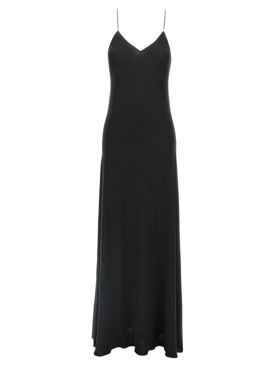 25SS 더로우 롱 원피스 8713W3648 BLK Black