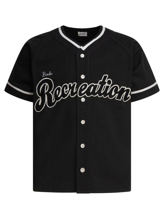 25SS 보디 반팔 셔츠 MRS25SH040BLACK Black