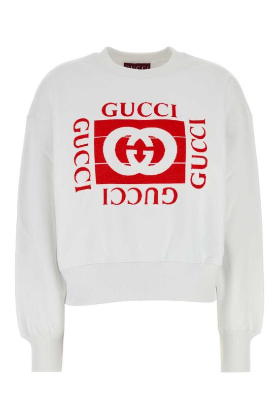 25SS 구찌 긴팔 티셔츠 789582XJGSU 9280 White