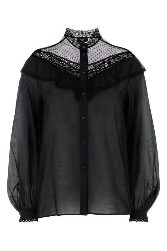 25SS 위켄드막스마라 블라우스 2515111013600 002 Black