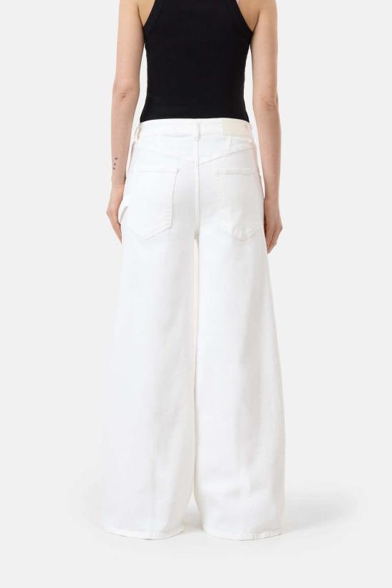  클로즈드 데님 팬츠 닫힌 모루스 와이드 진 화이트 - CLOSED