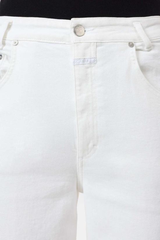  클로즈드 데님 팬츠 닫힌 모루스 와이드 진 화이트 - CLOSED