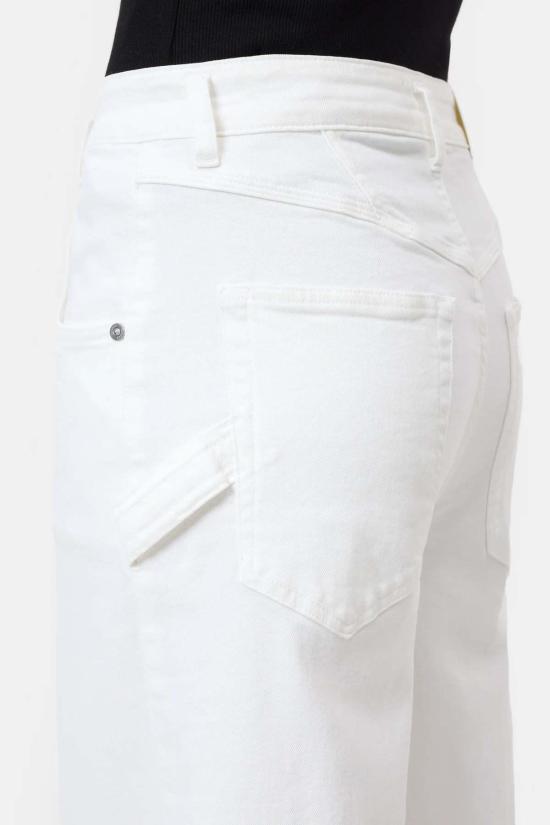  클로즈드 데님 팬츠 닫힌 모루스 와이드 진 화이트 - CLOSED