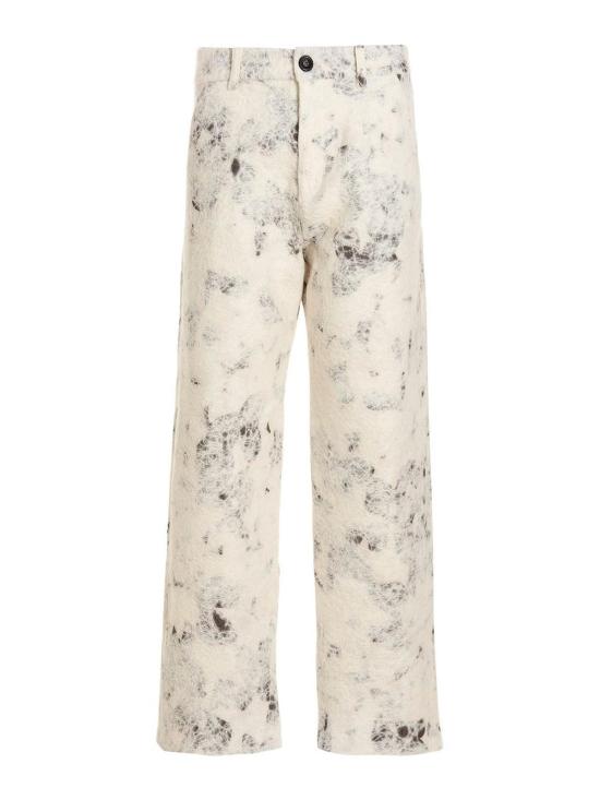  비텔리 스트레이트 팬츠 DMBD006WHSKWHITEMOHAIRONFLORALSILK White