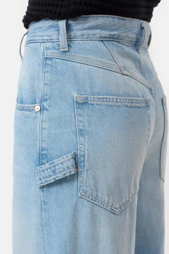  클로즈드 데님 팬츠 닫힌 모루스 와이드 진 라이트 블루 - CLOSED