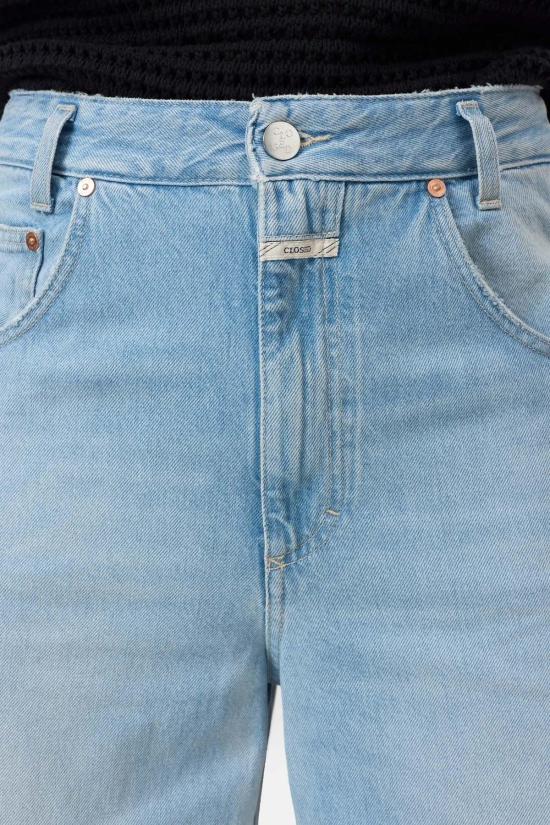  클로즈드 데님 팬츠 닫힌 모루스 와이드 진 라이트 블루 - CLOSED