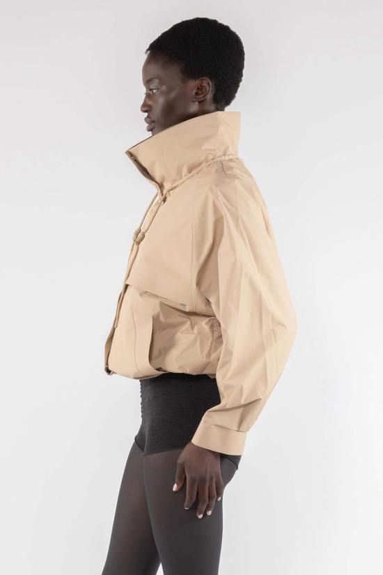  오오에프 자켓 우프 발수 숏재킷 샌드