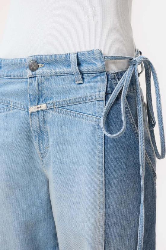  클로즈드 데님 팬츠 닫힌 Maddi X 릴렉스드 진 라이트 블루 - CLOSED