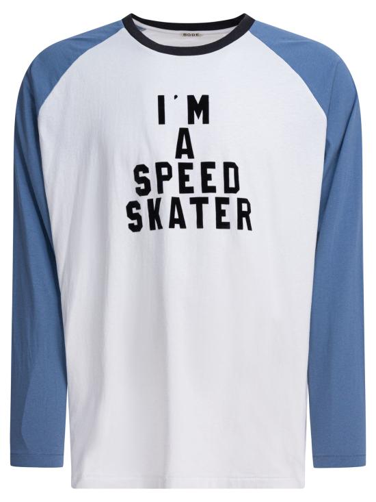 25SS 보디 긴팔 티셔츠 MRS25CS025BLCRM Blue