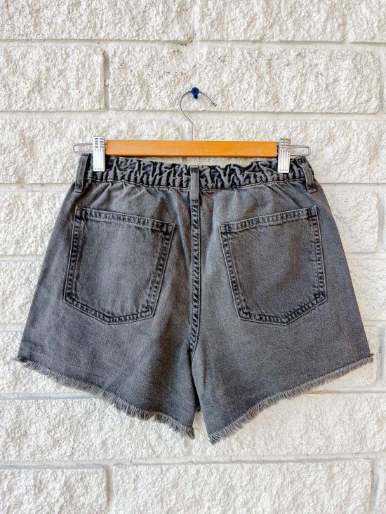  시레나 데님 숏팬츠 헤일리 숏 피그먼트 차콜 - XIRENA