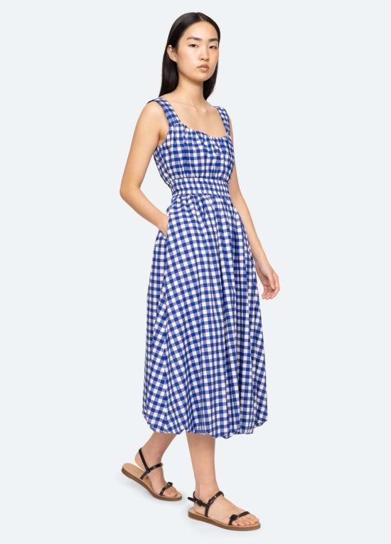  씨뉴욕 롱 원피스 시 나이 네시 드레스 네이비