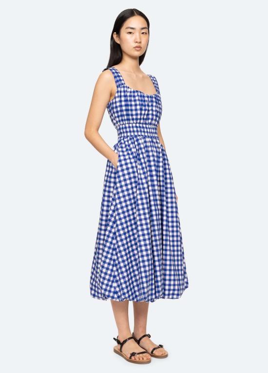  씨뉴욕 롱 원피스 시 나이 네시 드레스 네이비 - SEA NY