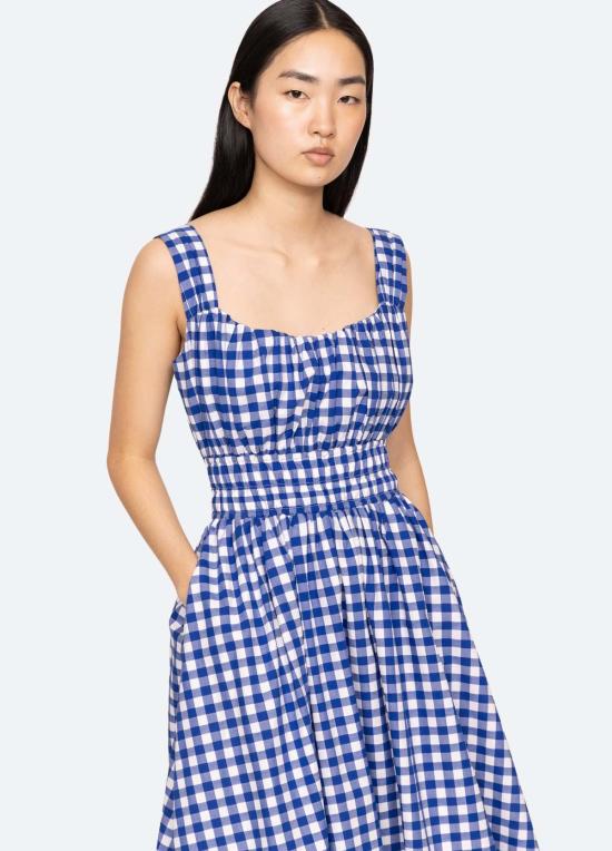  씨뉴욕 롱 원피스 시 나이 네시 드레스 네이비 - SEA NY