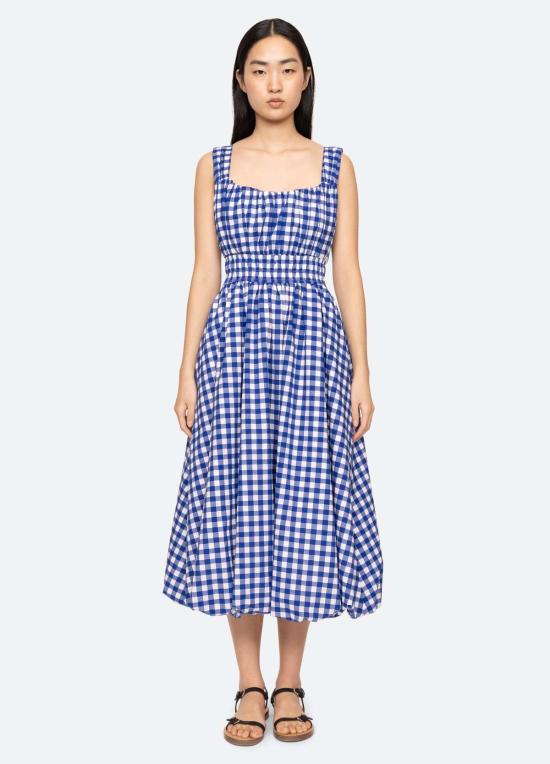  씨뉴욕 롱 원피스 시 나이 네시 드레스 네이비 - SEA NY