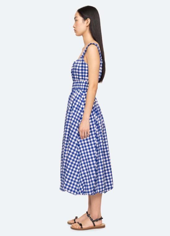  씨뉴욕 롱 원피스 시 나이 네시 드레스 네이비 - SEA NY