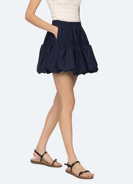  씨뉴욕 숏 스커트 시 나이 미리안  네이비 - SEA NY