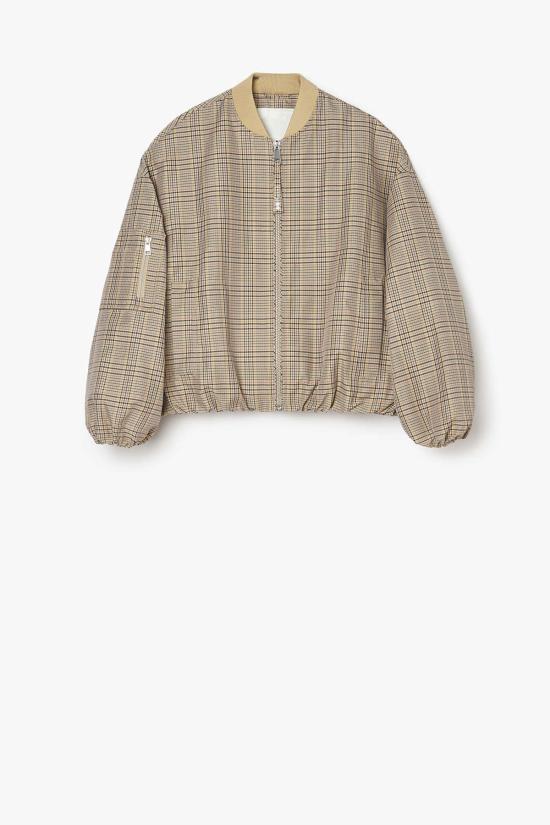  오오에프 봄버 자켓 우프 메모리 나일론 봄버 재킷 플레드 - OOF