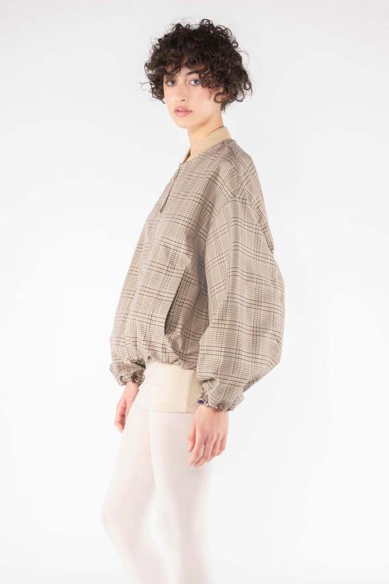  오오에프 봄버 자켓 우프 메모리 나일론 봄버 재킷 플레드 - OOF