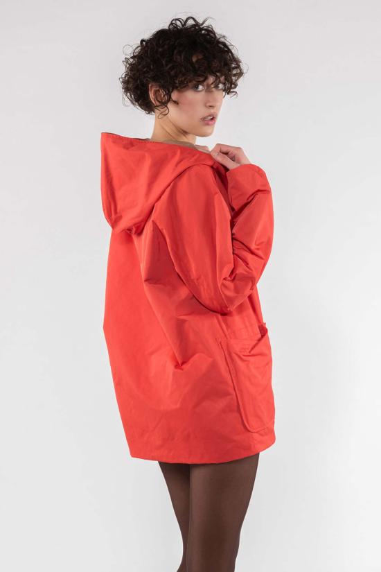  오오에프 자켓 Oof 메모리 나일론 리버시블 후드 재킷 플레임 - OOF