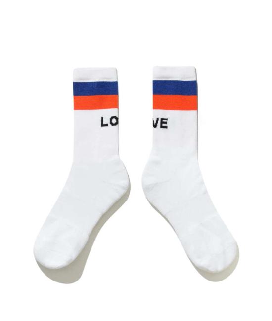  큘 양말 쿨레 여성용 러브  화이트