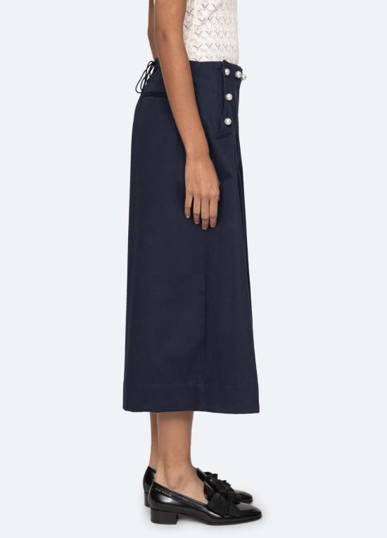  씨뉴욕 크롭 팬츠 시 나이 수젯 팬츠 네이비 - SEA NY