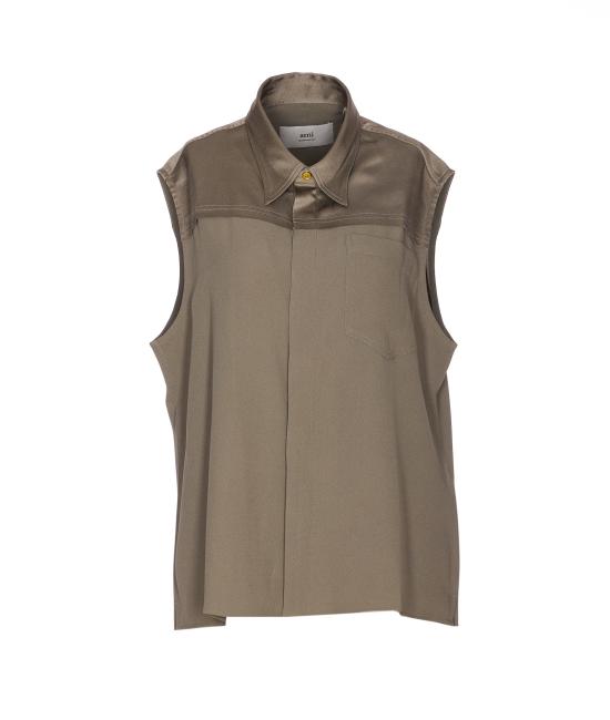 25SS 아미 알렉산드르 마티우시 셔츠 FSH220 AC00140952 Green