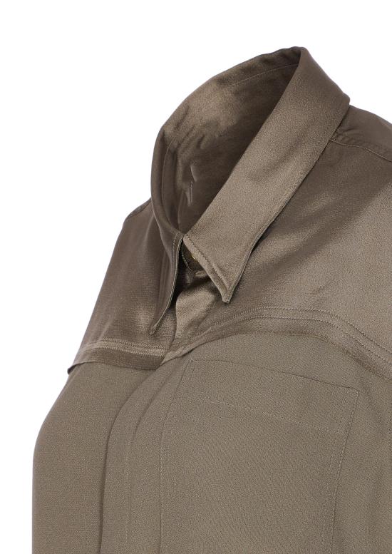 25SS 아미 알렉산드르 마티우시 셔츠 FSH220 AC00140952 Green - AMI ALEXANDRE MATIUSSI