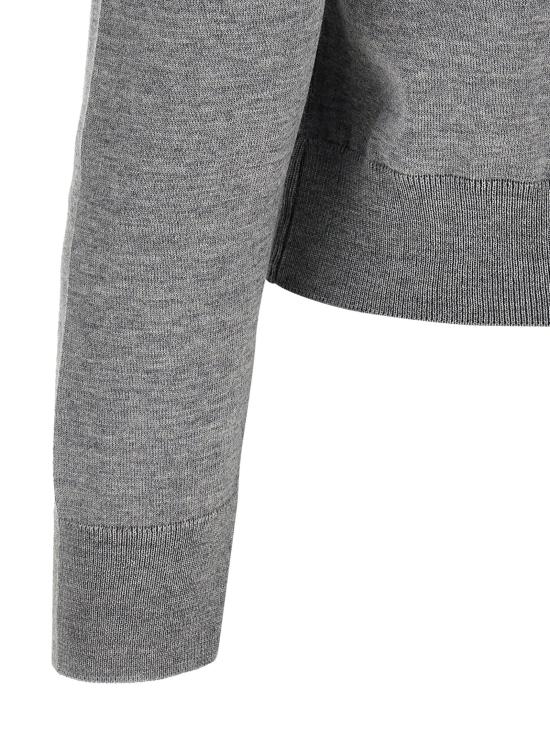 25SS 메종키츠네 가디건 MW00507KT1036H131 GRAY DOM - MAISON KITSUNE