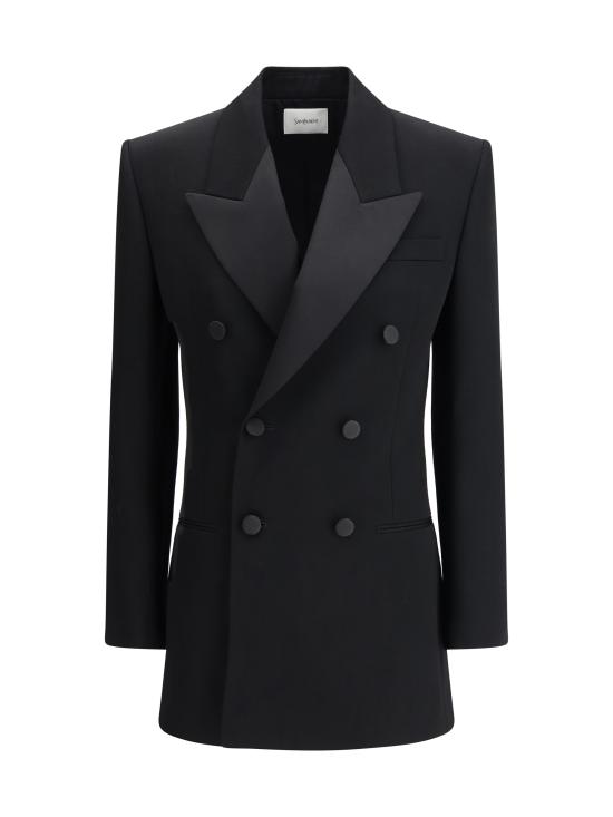 25SS 생로랑 수트 자켓 811432Y7E63 1000 BLACK