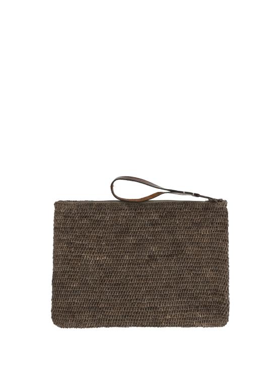 26SS 이벨리브 클러치/파우치 AMPY DARKTEA BROWN - IBELIV