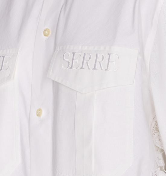 25SS 마린세르 셔츠 USI022A WH20 White - MARINE SERRE