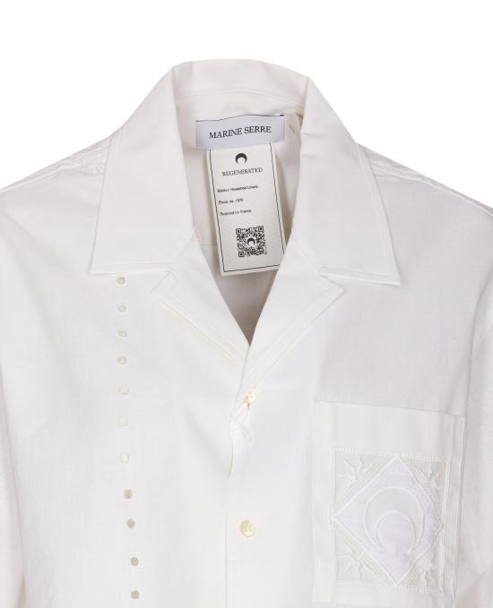 25SS 마린세르 셔츠 USI016A WH10 White - MARINE SERRE