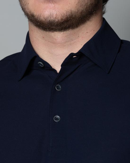 25SS 에르노 폴로 티셔츠 JPL00115U 52005 9200 BLU - HERNO