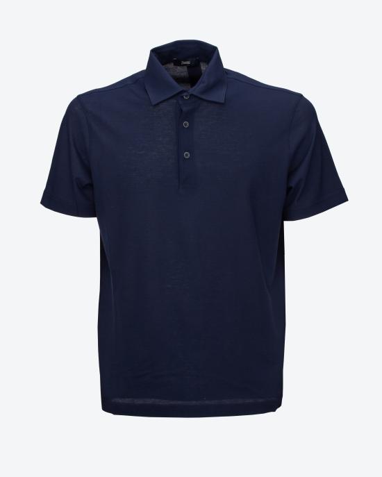 25SS 에르노 폴로 티셔츠 JPL00115U 52005 9200 BLU - HERNO