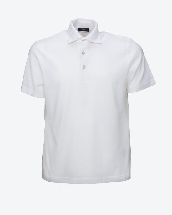 25SS 에르노 폴로 티셔츠 JPL00115U 52005 1000 BIANCO - HERNO
