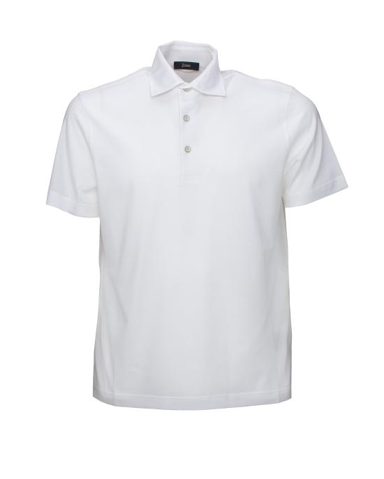 25SS 에르노 폴로 티셔츠 JPL00115U 52005 1000 BIANCO