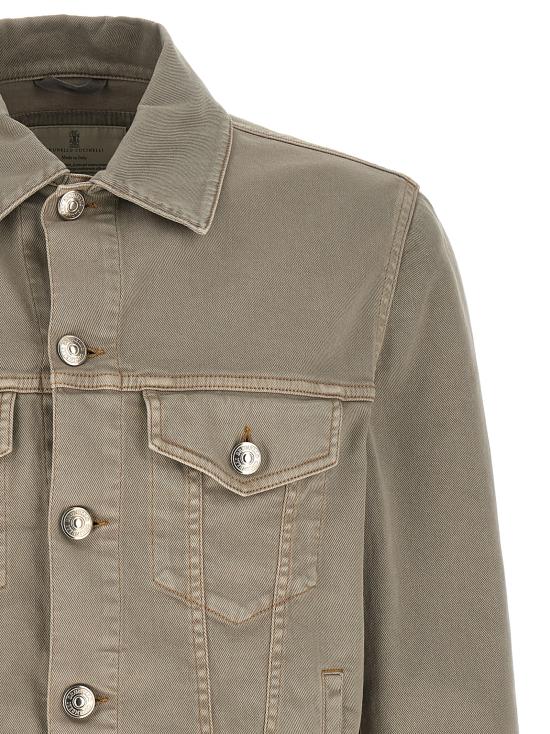 26SS 브루넬로 쿠치넬리 자켓 M277P6910C7018 Gray - BRUNELLO CUCINELLI