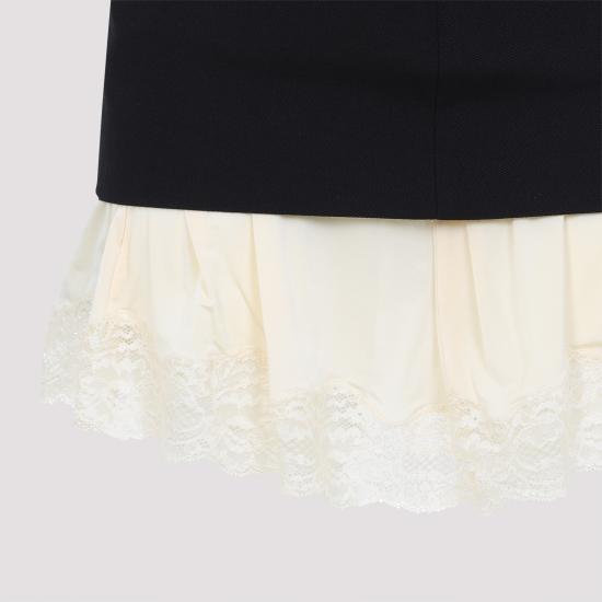 25SS 발렌시아가 숏 스커트 831246TMT32 1000 black - BALENCIAGA