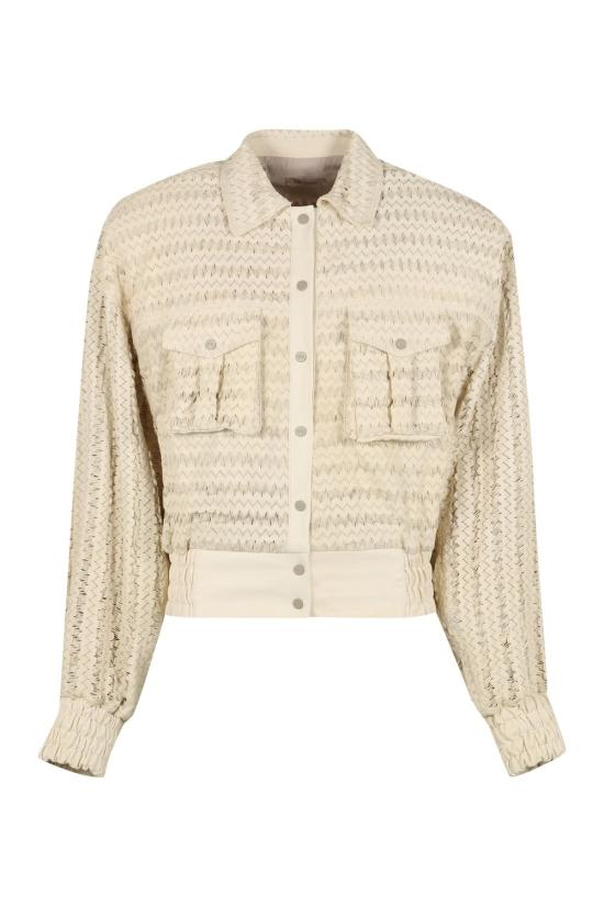  더 마네이 자켓 R23TMNICEBOMBER WHITE Ecru