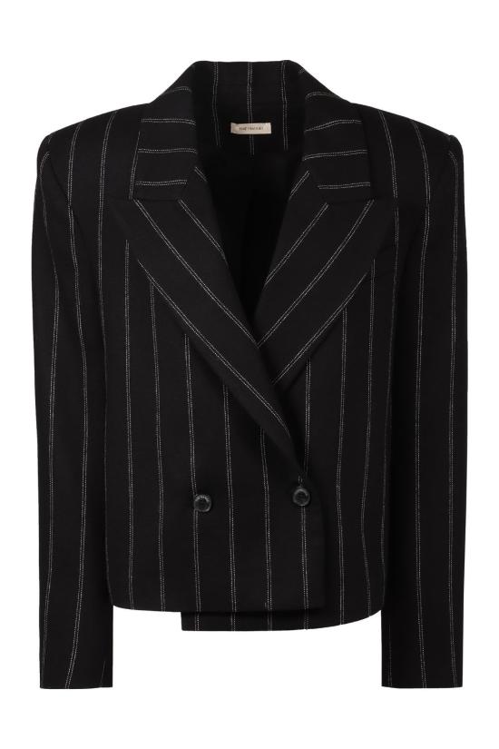  더 마네이 자켓 BERTBLAZER PINSTRIPE black