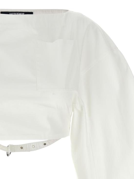 24FW 자크뮈스 블라우스 24H243SH0721520100 White - JACQUEMUS