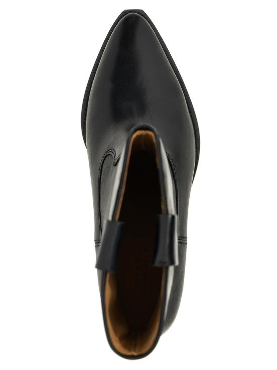 26FW 이자벨마랑 두에르토 레더 카우보이 부츠 BO0003FAA3A03S01BK Black - ISABEL MARANT