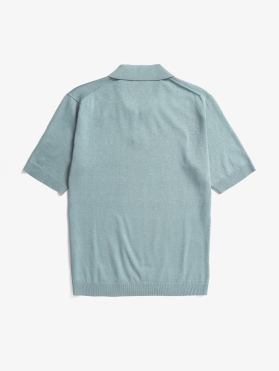25SS 노스프로젝트 반팔 티셔츠 N45 05027051greyish blue - NORSE PROJECTS