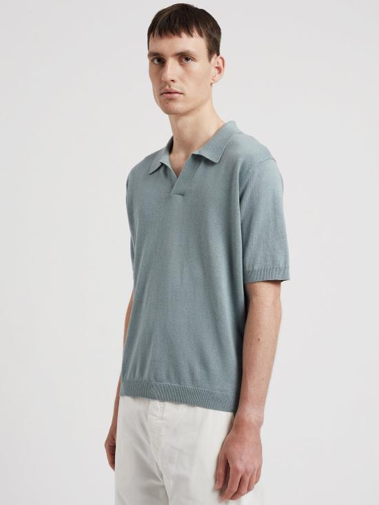 25SS 노스프로젝트 반팔 티셔츠 N45 05027051greyish blue - NORSE PROJECTS