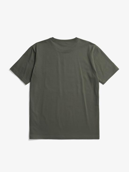 25SS 노스프로젝트 반팔 티셔츠 N01 06708131black olive - NORSE PROJECTS