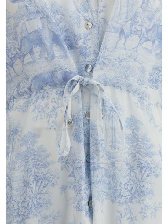 25SS 엘라 롱 원피스 CDR298CPRINTC 429 BLUE - ELLA