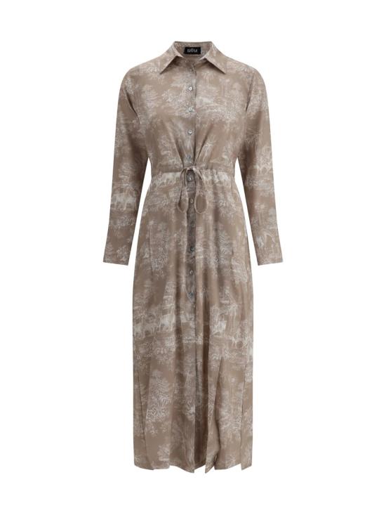 25SS 엘라 미디 원피스 CDR298CPRINTC 439 Beige