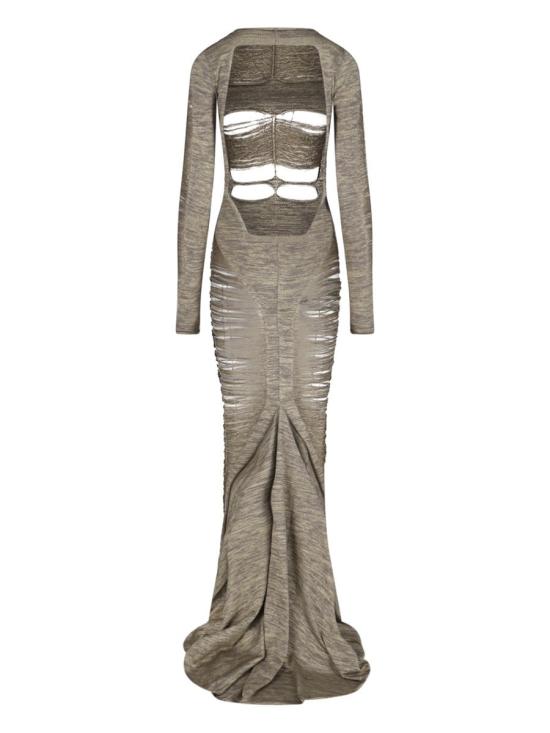 25SS 릭 오웬스 롱 원피스 RO01E7614 KGRIDG02 Gold - RICK OWENS