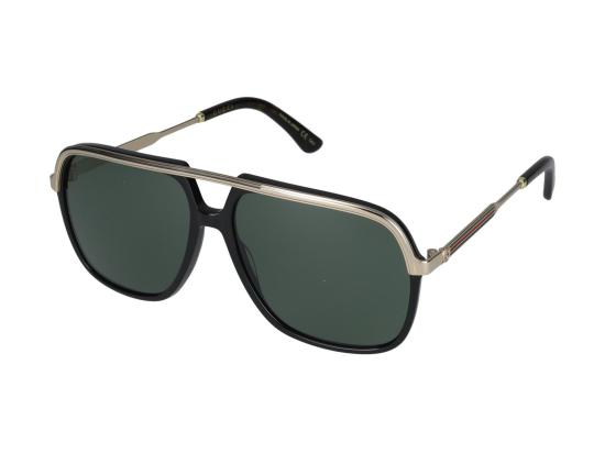  구찌 선글라스 GG0200S 001 BLACK GOLD GREEN - GUCCI